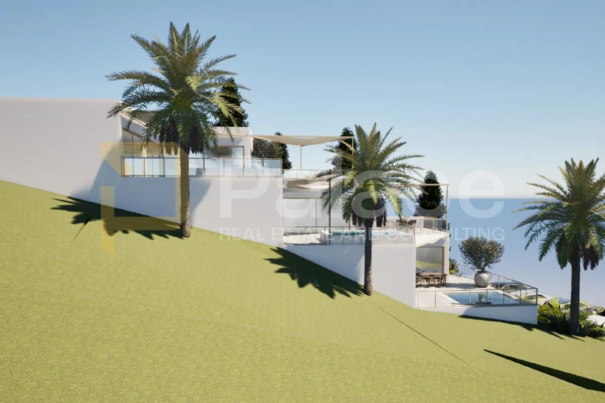 građevinsko zemljište s pogledom na more i projektom u bregima, 662m² - slika 10