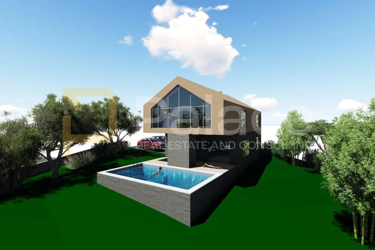 zemljište s dozvolom za gradnju kuće s bazenom kod kupe, 1.219 m² - slika 2