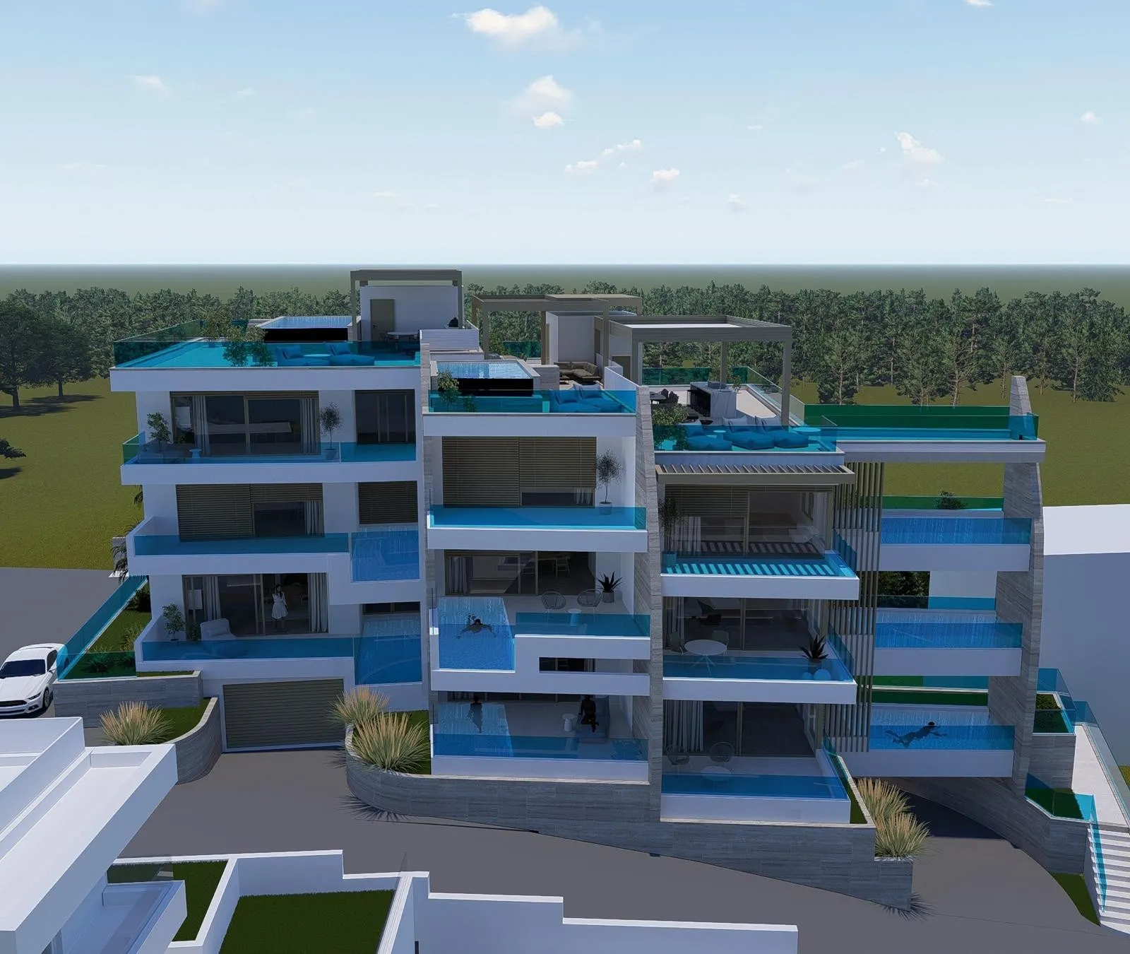 jedinstven trosoban stan s bazenom i pogledom na more, s4 - grebaštica - slika 4