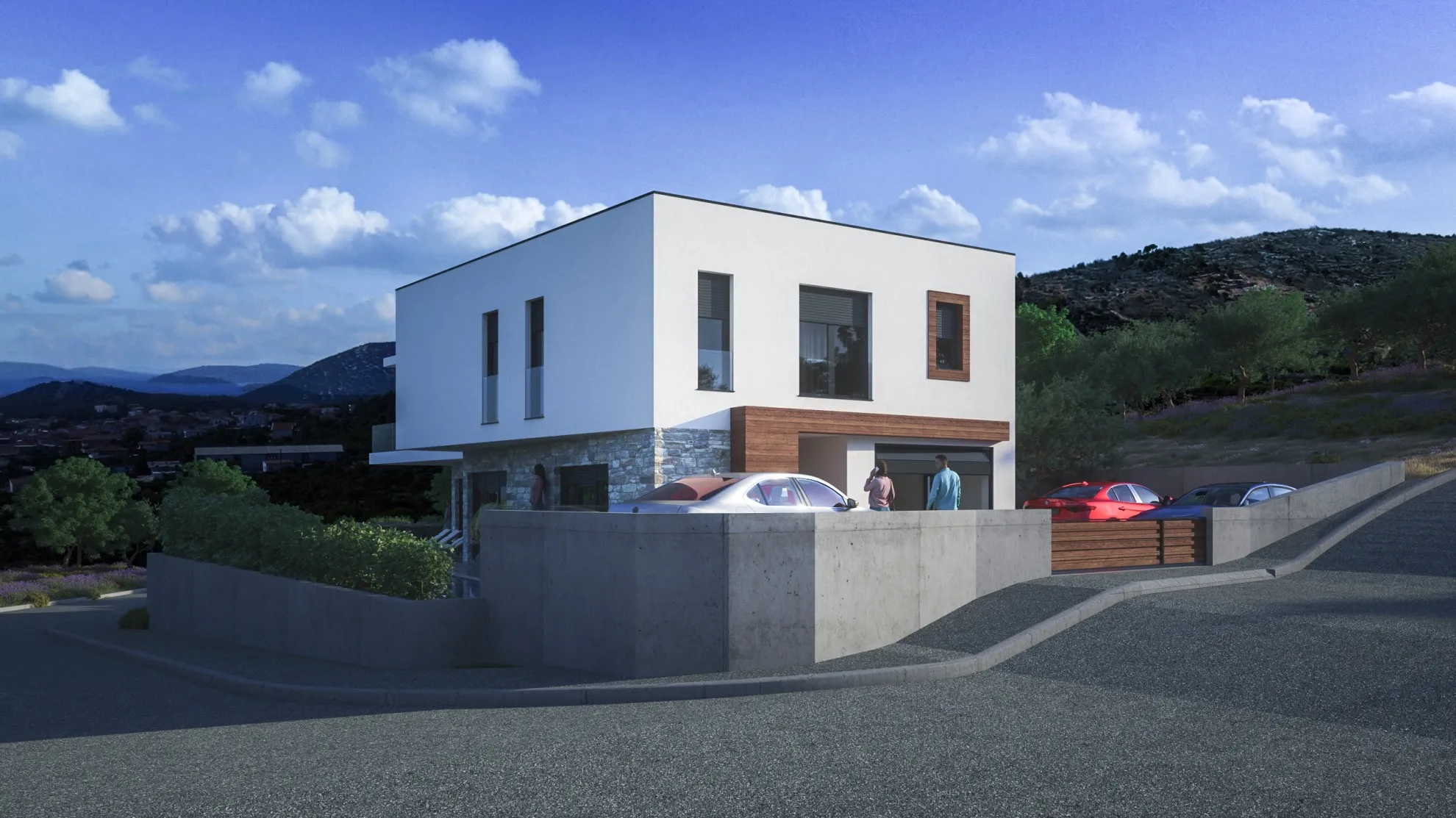 vila predivne arhitekture s pogledom u primoštenu - slika 3