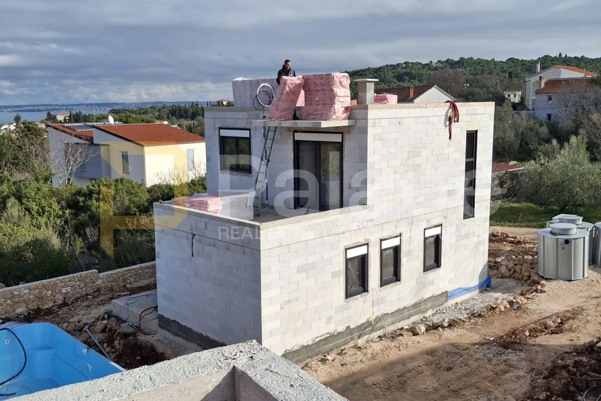 lukoran : kuća s bazenom i pogledom na more 107 m2 - slika 14