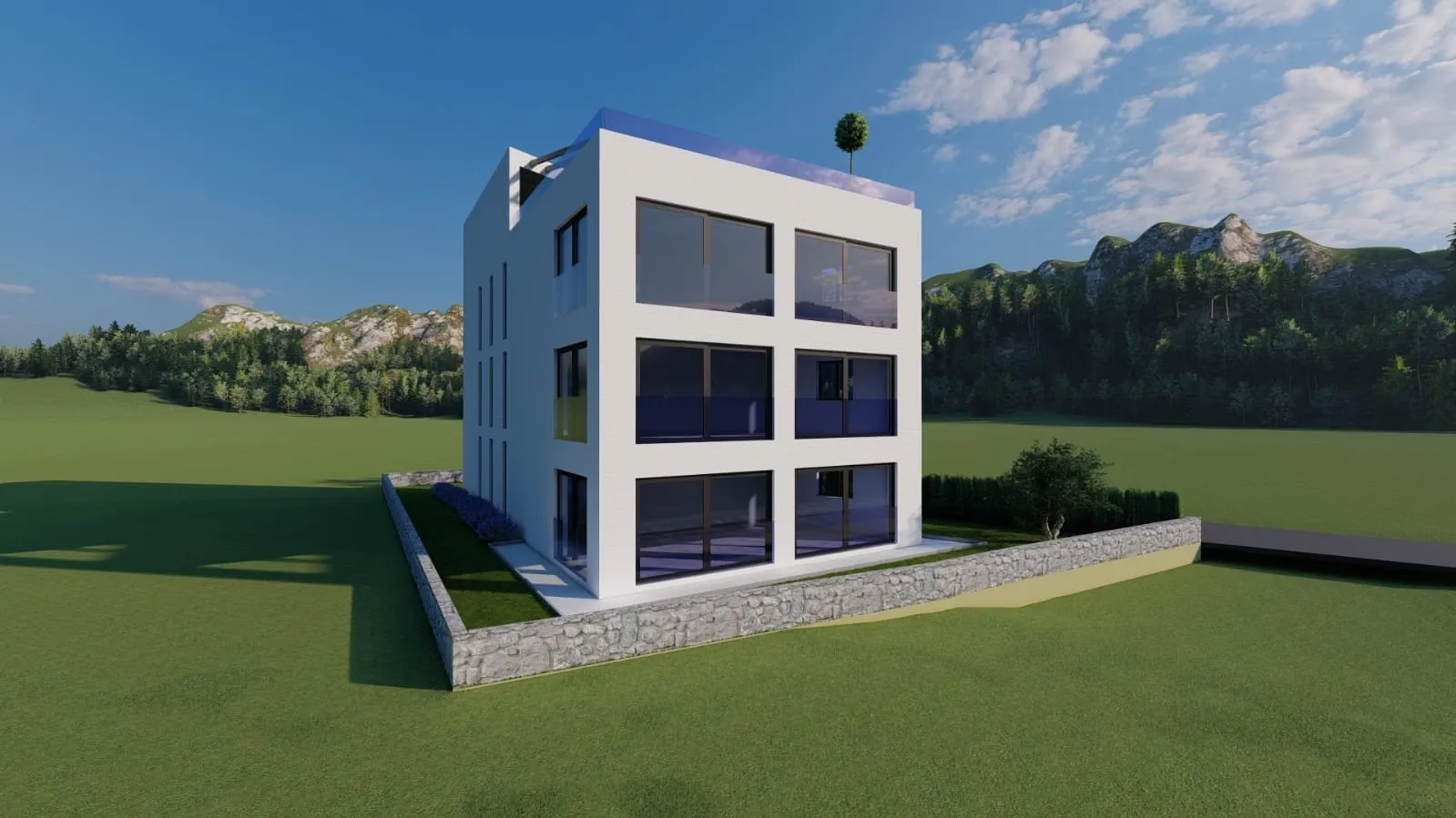 prilika! građevinsko zemljište s projektom, pogled na more - slika 4