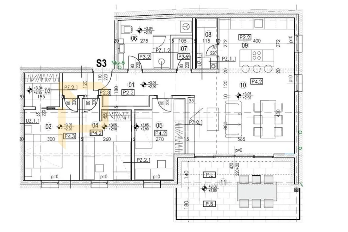 varaždin: luksuzna novogradnja - 4-soban stan od 106,54 m2 - slika 6