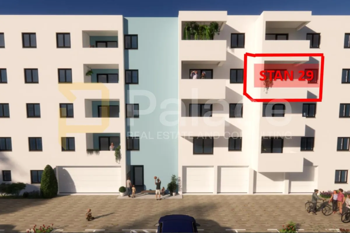 Moderan 1-sobni stan u novogradnji Monvidal, Pula, južna orijentacija