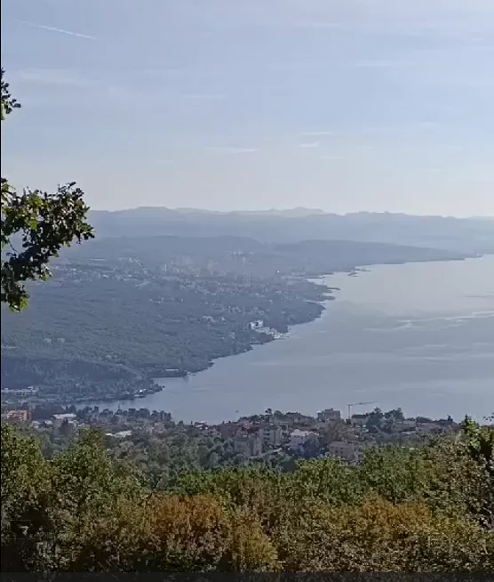 Građevinsko zemljište Bregi 5222m2, panoramski pogled na Kvarner - Bregi, Matulji