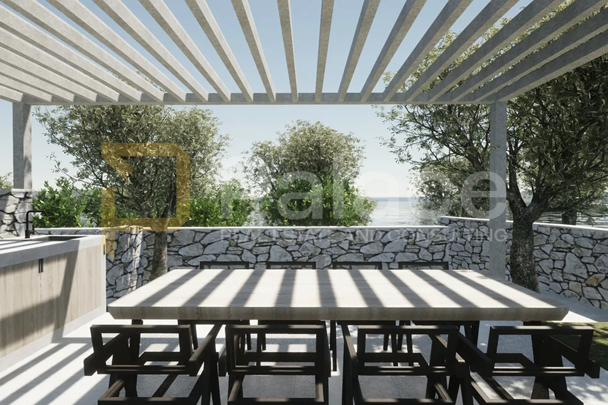 Prvi red do mora - zemljište s dozvolom i projektom, Pelješac - Brijesta, Ston
