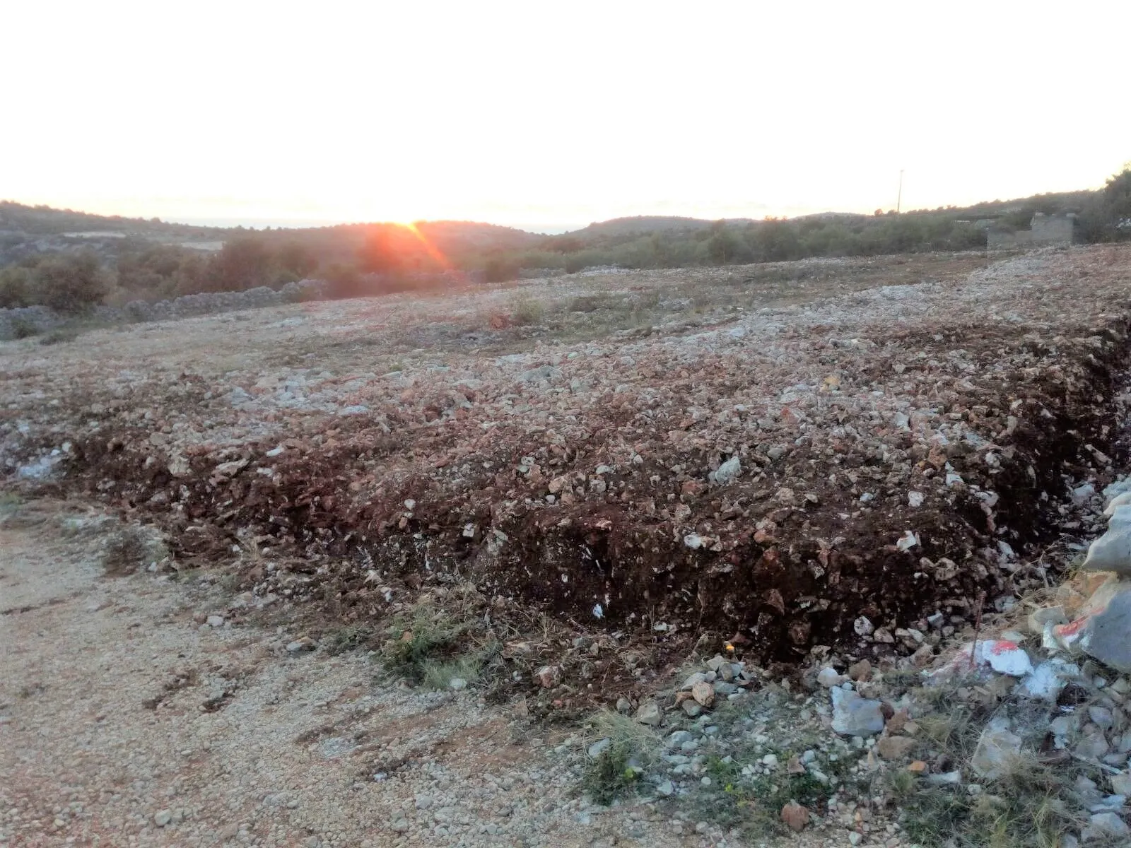 građevinsko zemljište s pogledom na more rogoznica - kanica 2456 m2 - slika 2