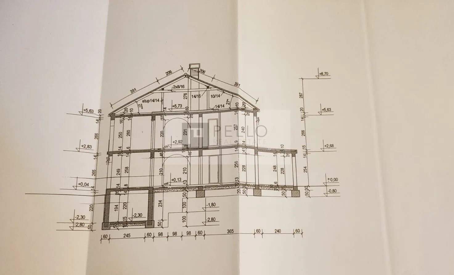 orebić kuća 235 m2 -500 m od mora - 3 etaže - slika 37