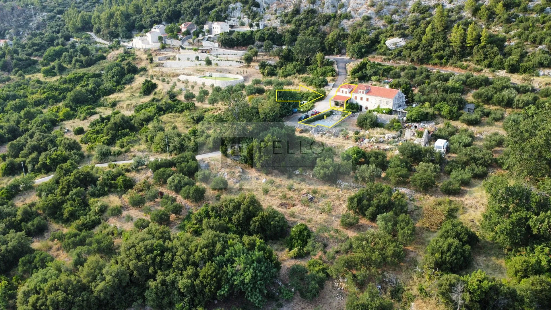 Kamena kuća s bazenom i prekrasnim pogledom na more VIGANJ - Viganj, Orebić