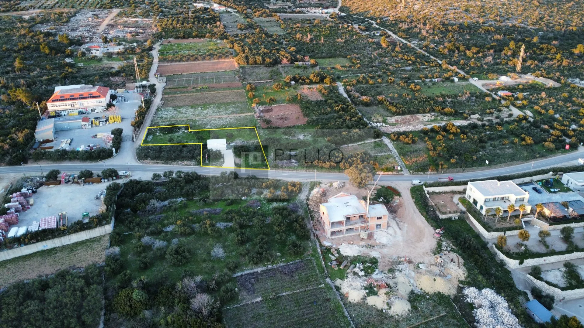Građ.Zemljište POSLOVNA NAMJENA 1829 M2 - Orebić