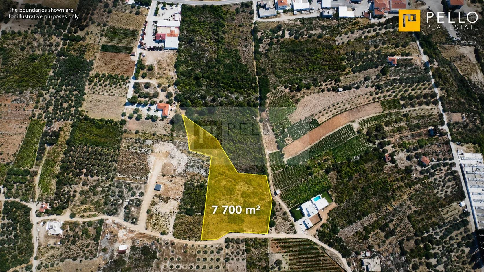 Orebić– 7.700 m² plodnog zemljišta u blizini građevinske zone