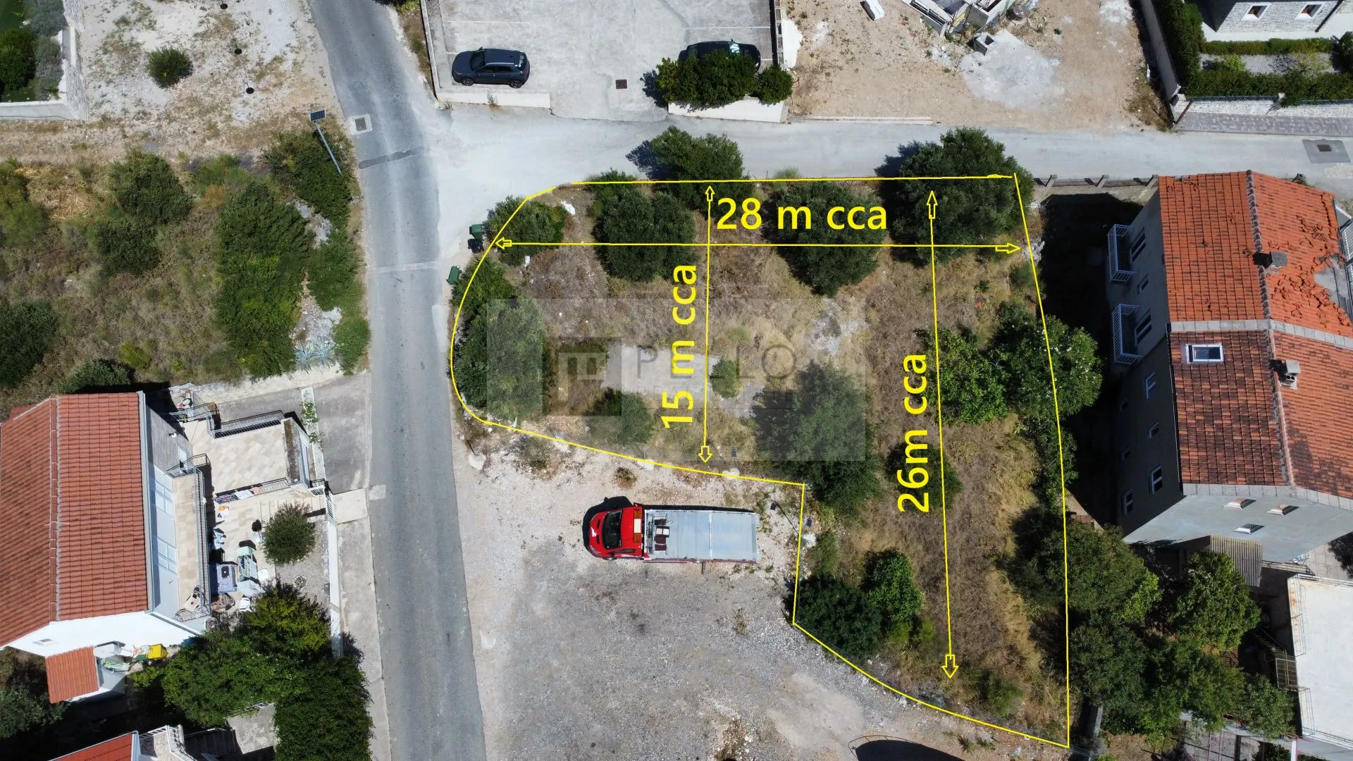 građevinsko zemljište 545 m² orebić – mirna lokacija - slika 2