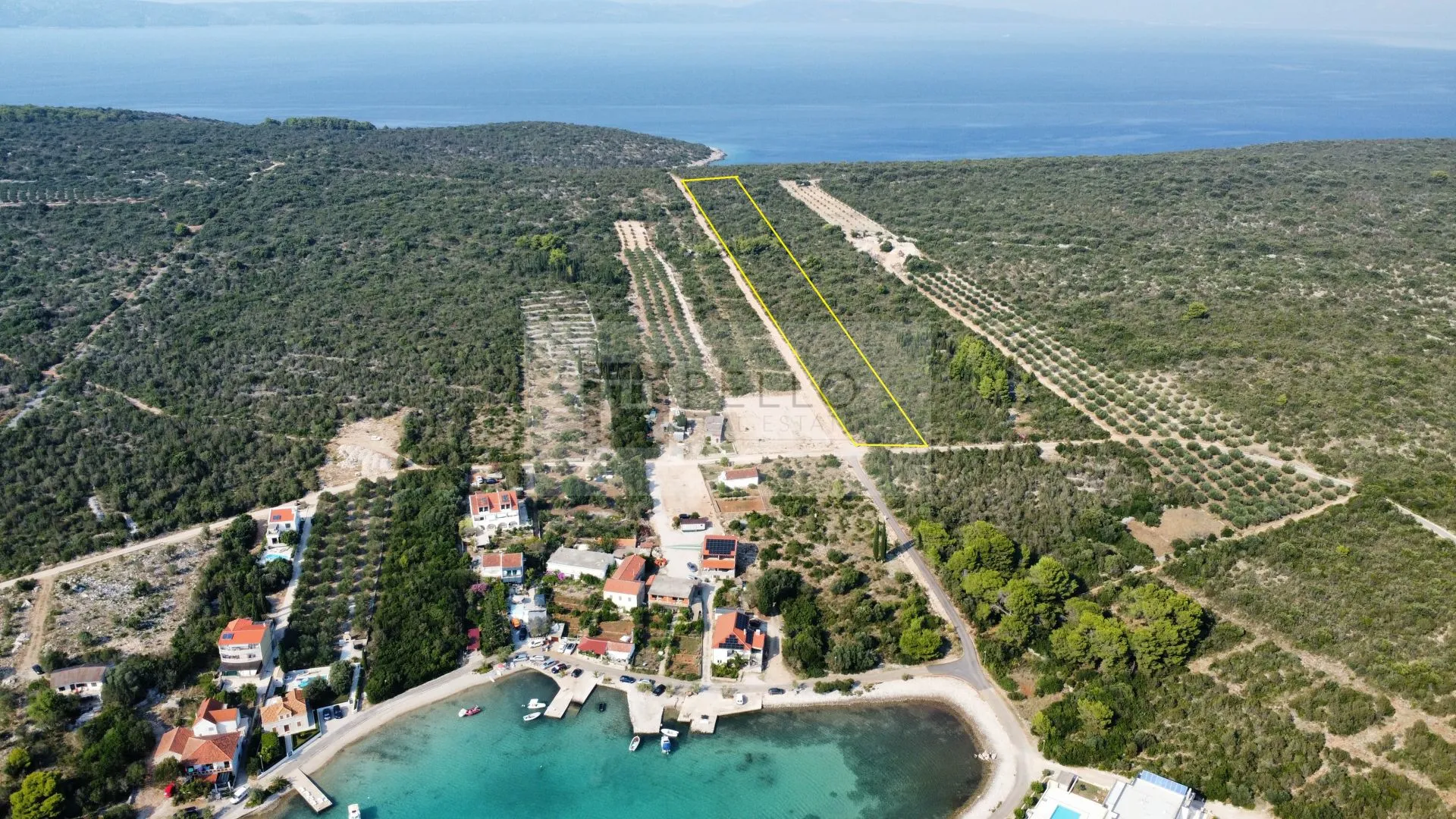 Zemljište s otvorenim pogledom na more -130 m od mora INVESTICIJA - Lovište, Orebić