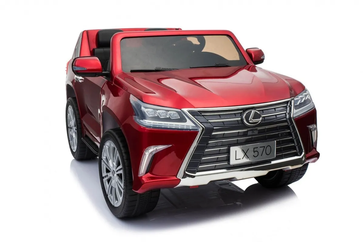 licencirani auto na akumulator lexus lx570 4x4 - dvosjed - crveni - slika 11