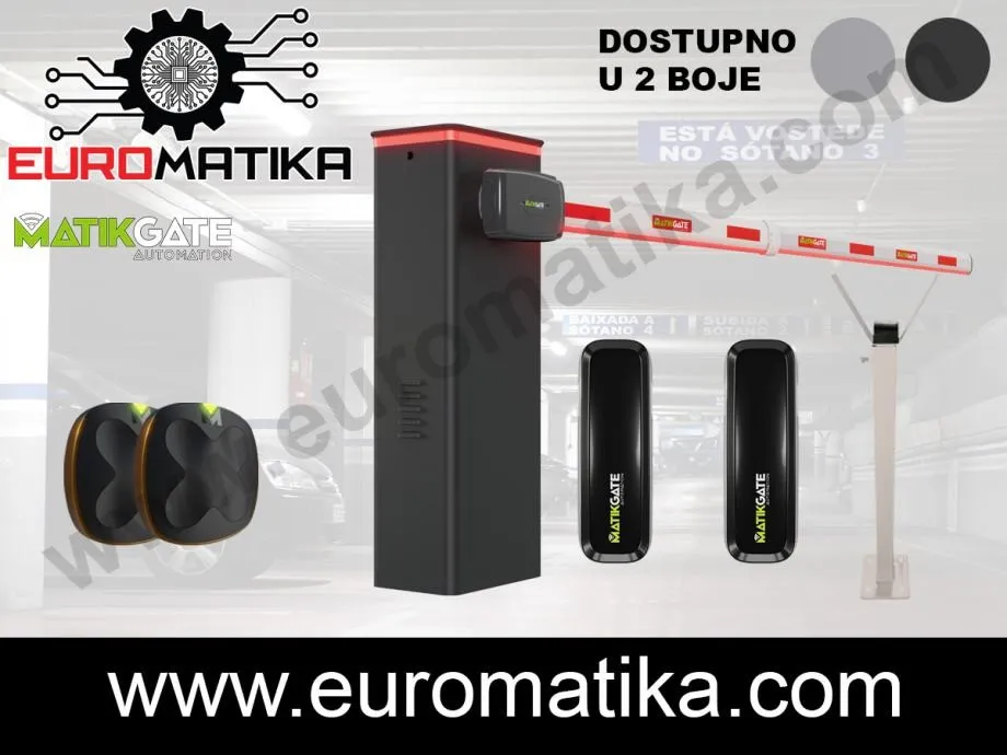 mgate led teleskopska rampa 6m – parking barijera - slika 1