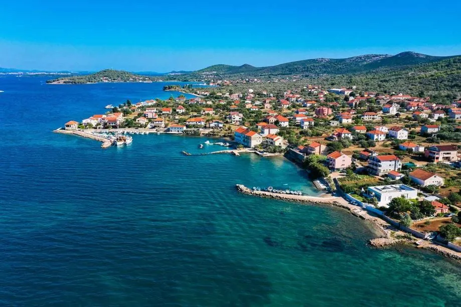 Pašman/neviđane-Građevinsko Zemljište 811 M2,lokacija , Pogled Na More - Mrljane, Pašman