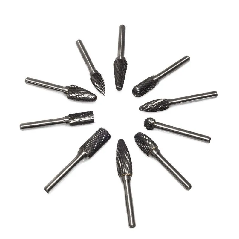 set glodala, freza, prihvat 6 mm, 10 komada - slika 2