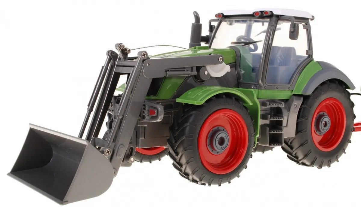 traktor with a trailer in 1 28 scale - slika 6