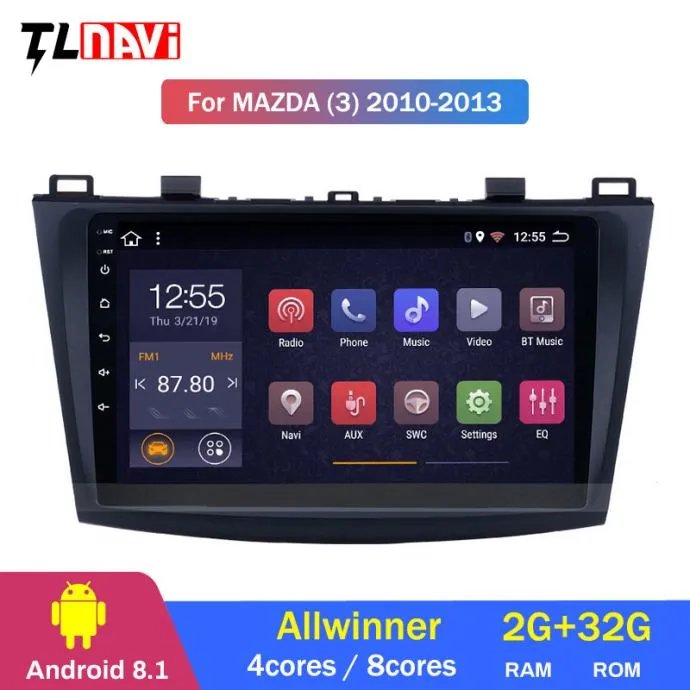 mazda 3 2010 - 2013 original din2 radio android gps wifi muiltimedija - slika 5
