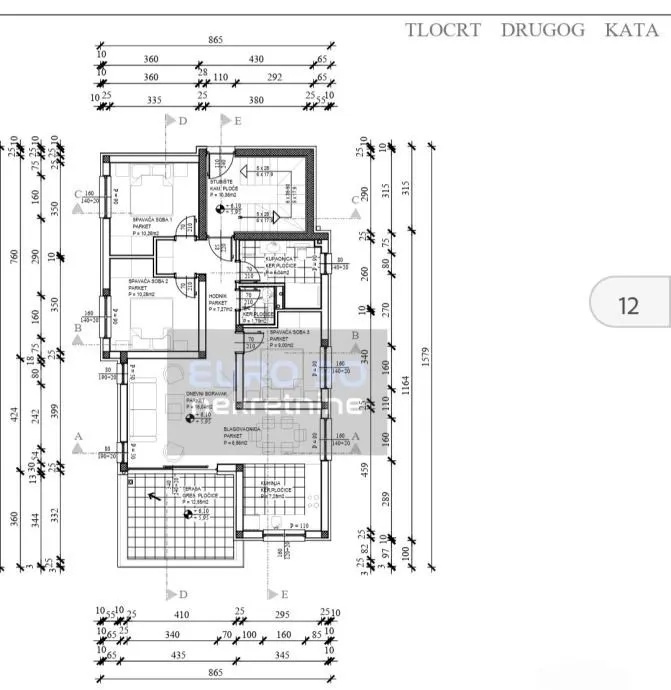 petrčane-moderan stan 98 m2 s krovnom terasom i pogledom na more - slika 8