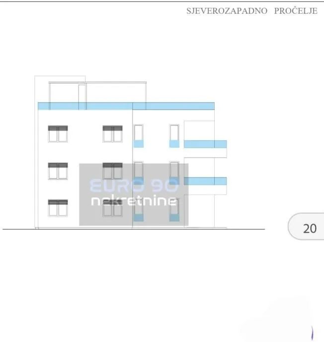 petrčane-moderan stan 98 m2 s krovnom terasom i pogledom na more - slika 11
