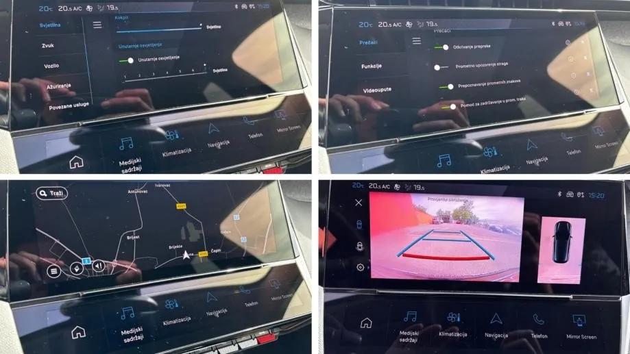 peugeot 308 1,2 automatik •2022•kamera•virtual•leasingbezučešća - slika 14
