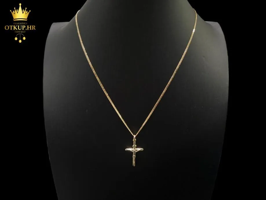 Zlatni Lančić S Privjeskom 3,51g (14k) R1, Rate - Zagreb