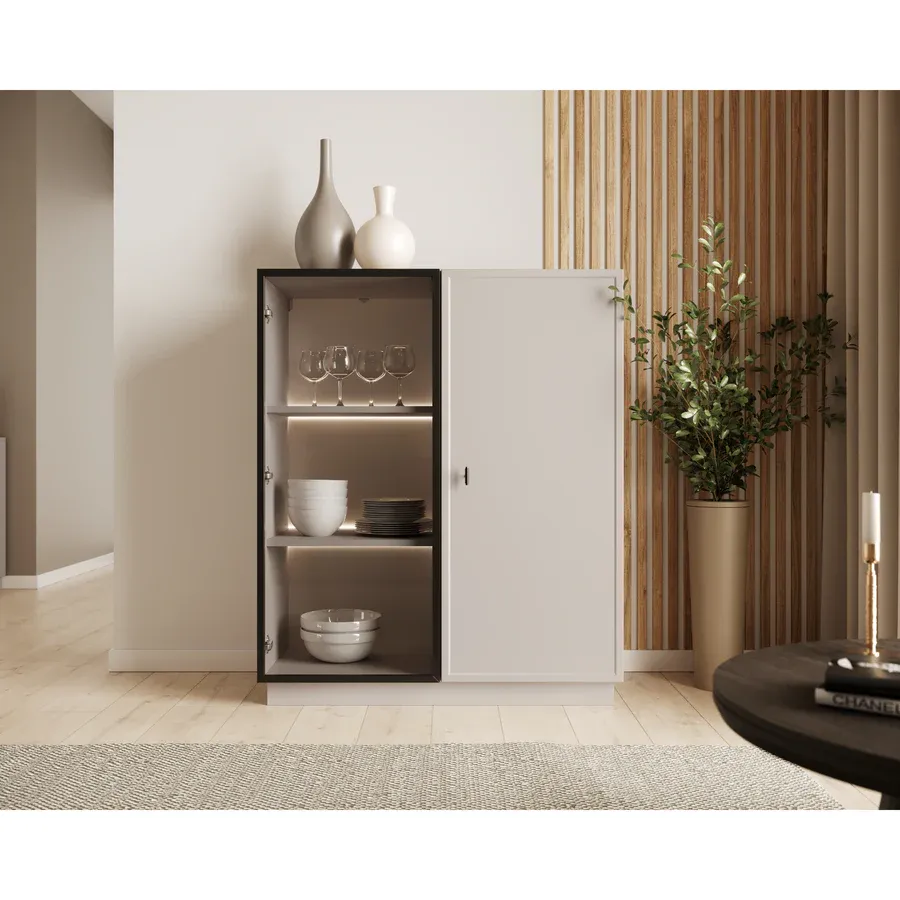 vitrina lorini 100x45cm, materijal: mdf - slika 3