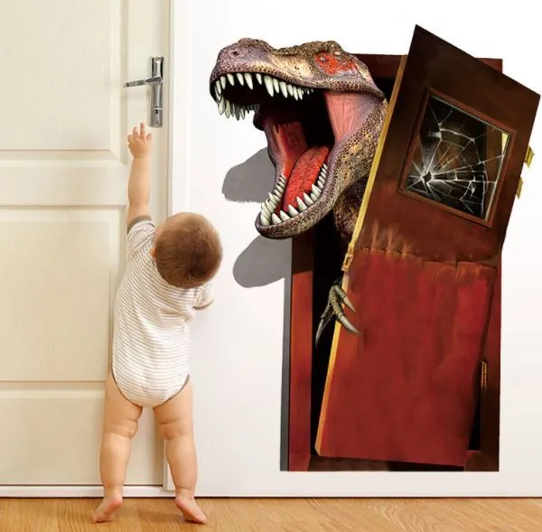 3d wall sticker tyrannosaurus 60 x 45cm - slika 2