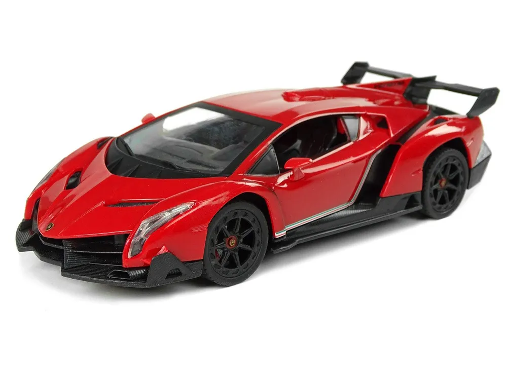 auto na daljinsko upravljanje1:24 lamborghini veneno - crveni - slika 2