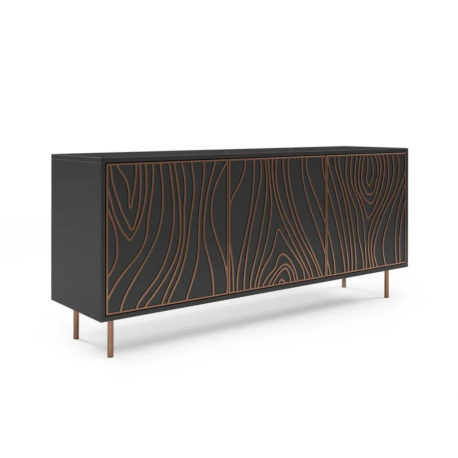 Komoda Tivaro 164.5x42cm, Materijal: Laminirana ploča - Čakovec