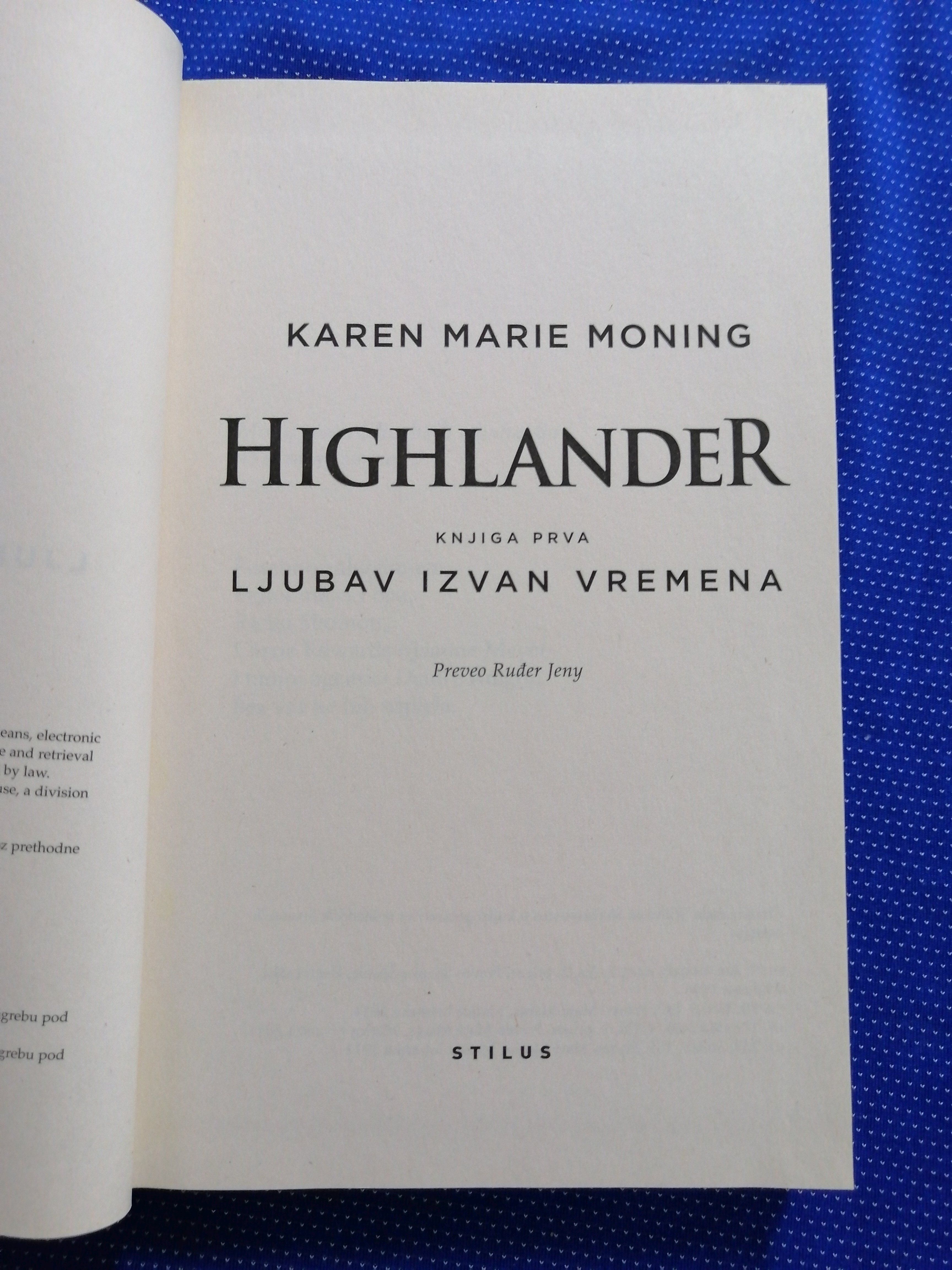 karen marie moning – highlander 1. knjiga - slika 2