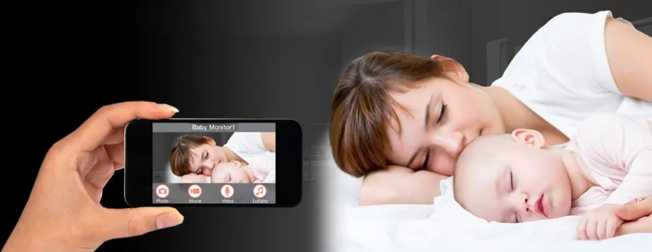 sigurnosna wifi wireless hd p2p kamera + noćno snimanje - slika 2