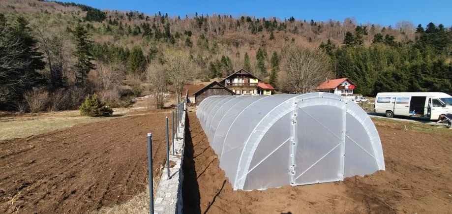 plastenik tunel - 4,0m širine - slika 8