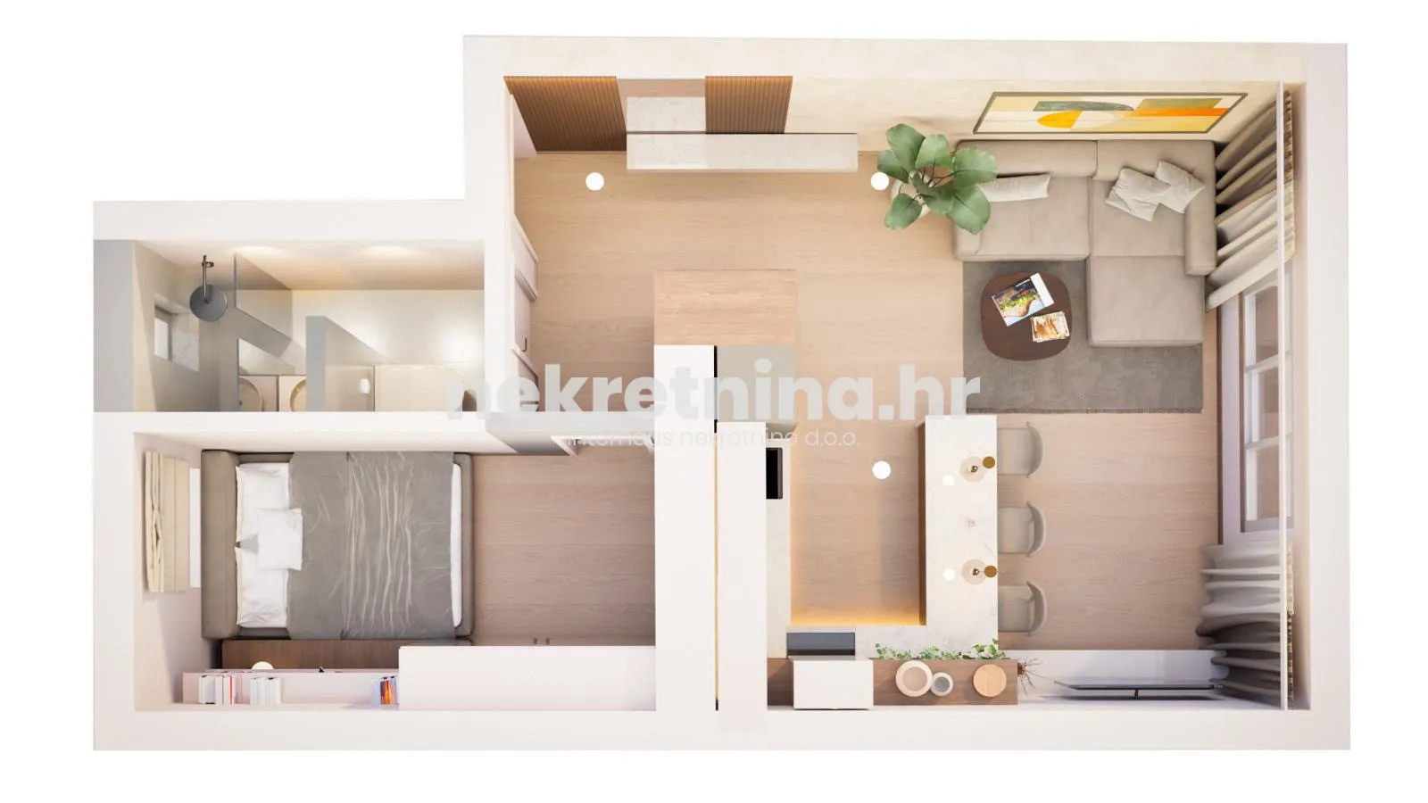 prodaja - dvosobni stan - 34m2 - trnje - slika 7