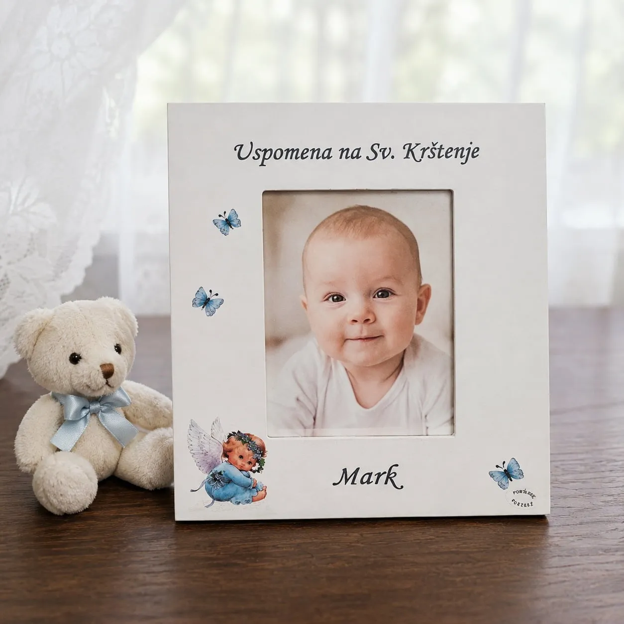 personalizirani poklon za krštenje – kutija uspomena, okvir i slika - slika 4
