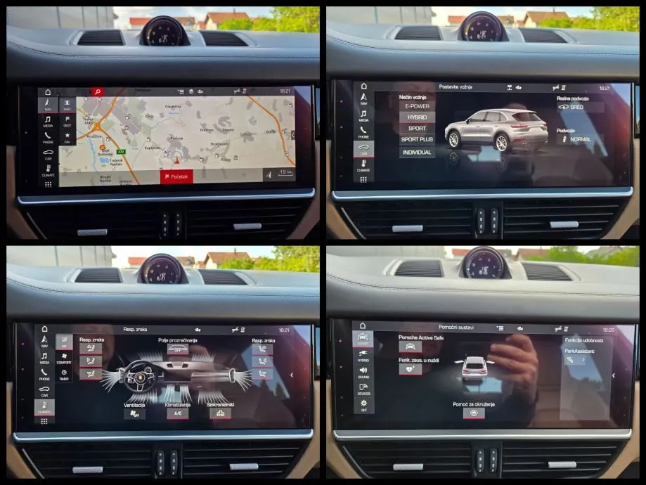 porsche cayenne e-hybrid, pano, 360, zračni, karbon, 22", pdv, reg. - slika 15