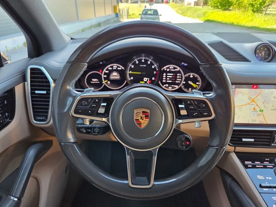 porsche cayenne e-hybrid, pano, 360, zračni, karbon, 22", pdv, reg. - slika 12