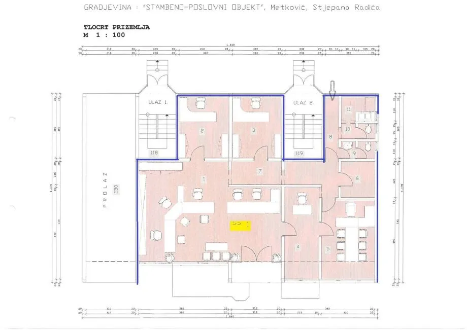 poslovni prostor s izlogom - 130 m2, metković (prodaja) - slika 9