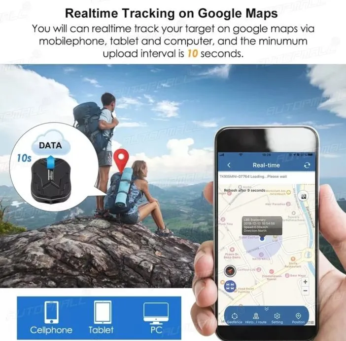 gps mini najmanji lokator za vozila audio prisluškivanje - slika 4