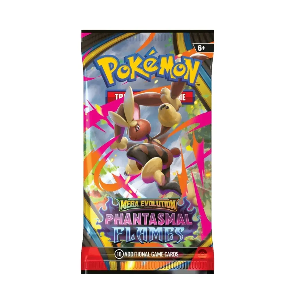 pokémon tcg: mega evolution – phantasmal flames booster pack - slika 4