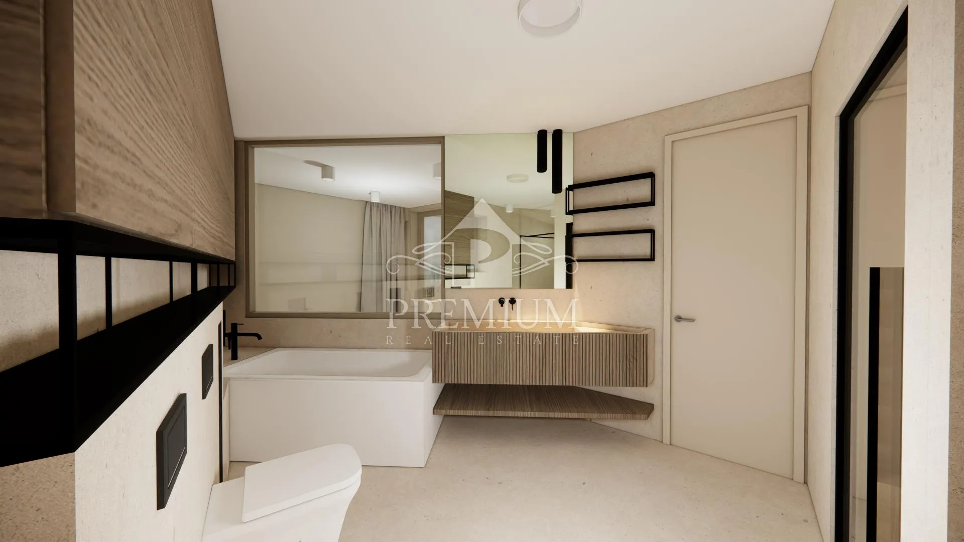 penthouse sa bazenom, lift, garaža, blizina mora - slika 26