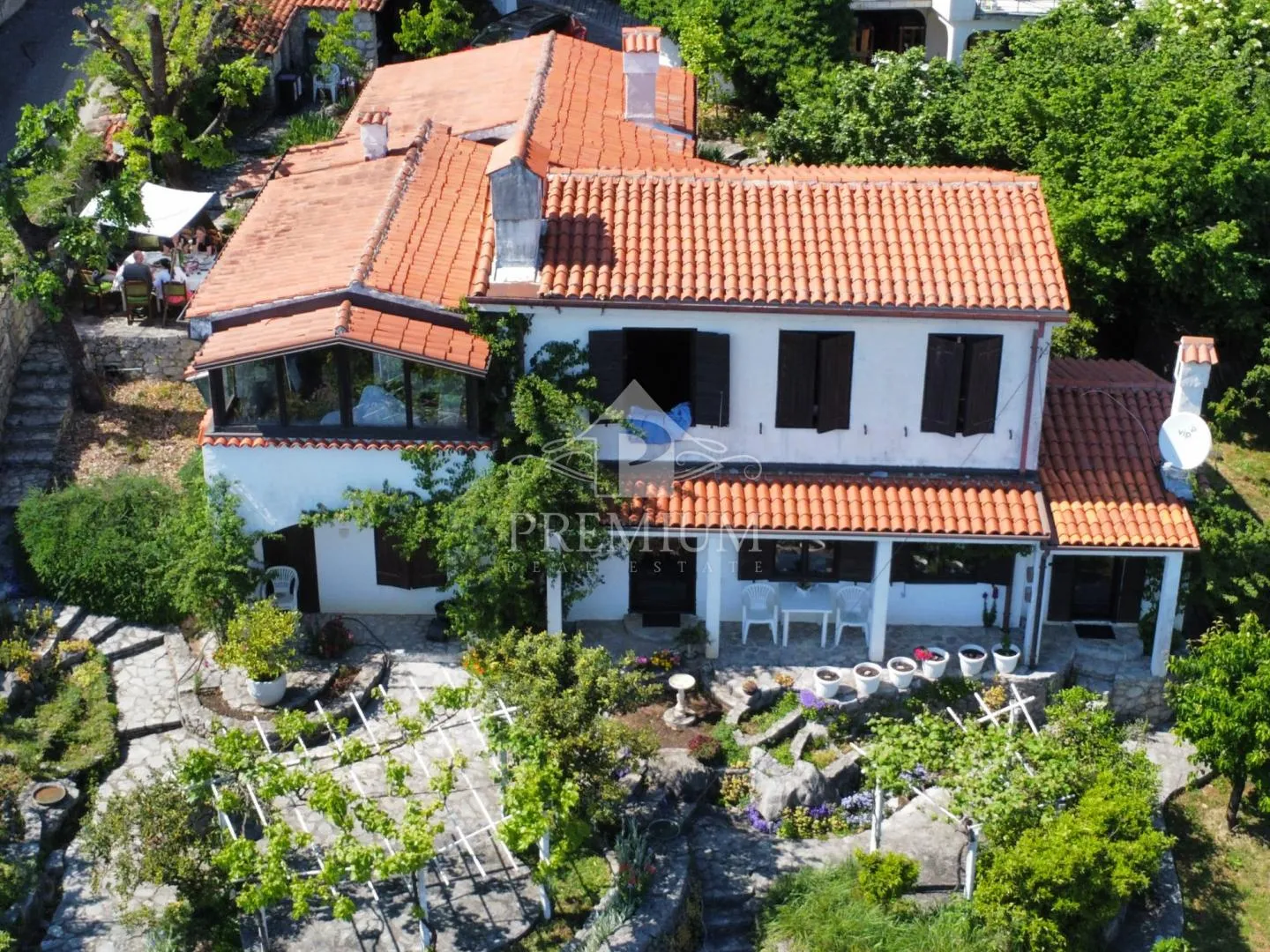 Obiteljska Kuća Sa Velikom Okućnicom Na Mirnoj Lokaciji - Pobri, Opatija