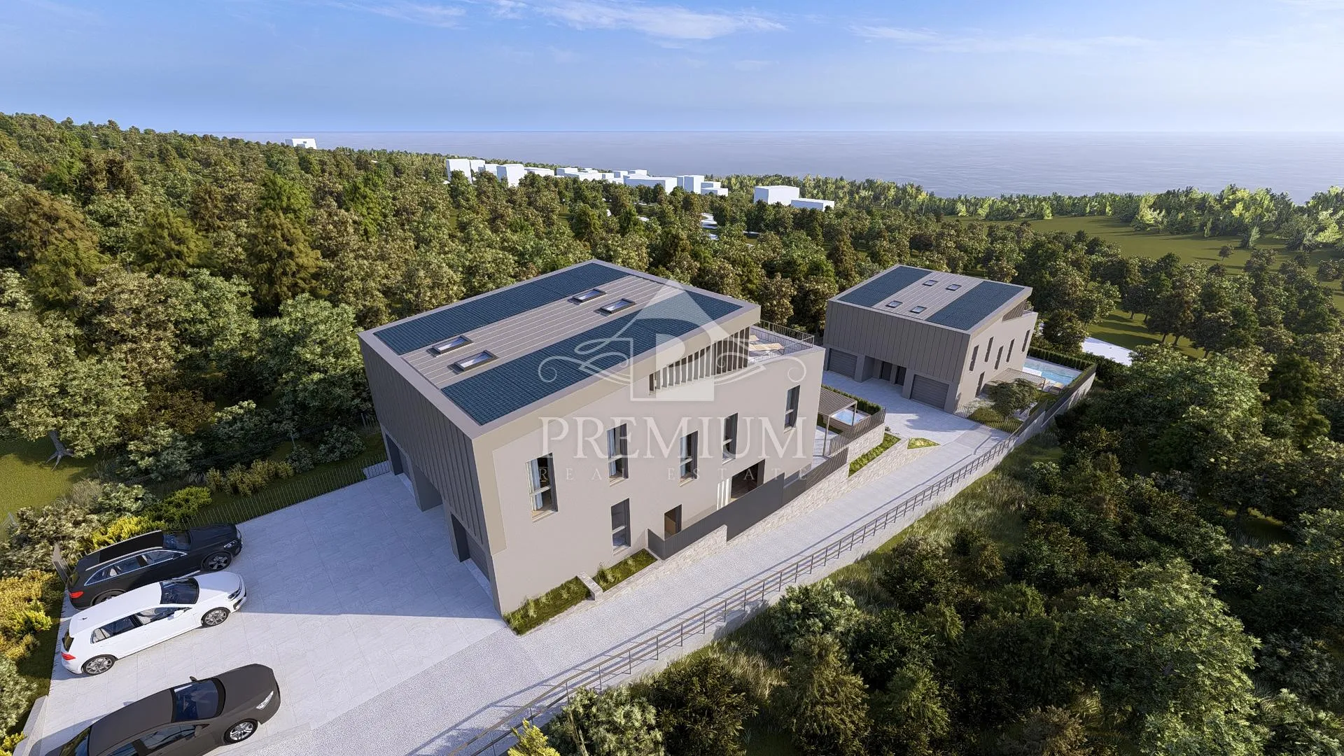 novogradnja sa okućnicom, pogled, garaža - slika 8