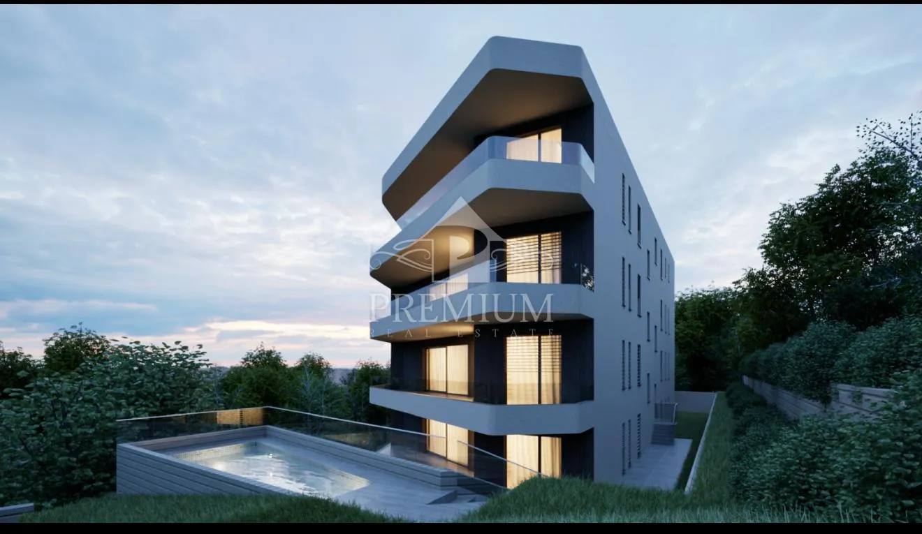 stan u ekskluzivnoj novogradnji, garaža, balkon, bazen - slika 4