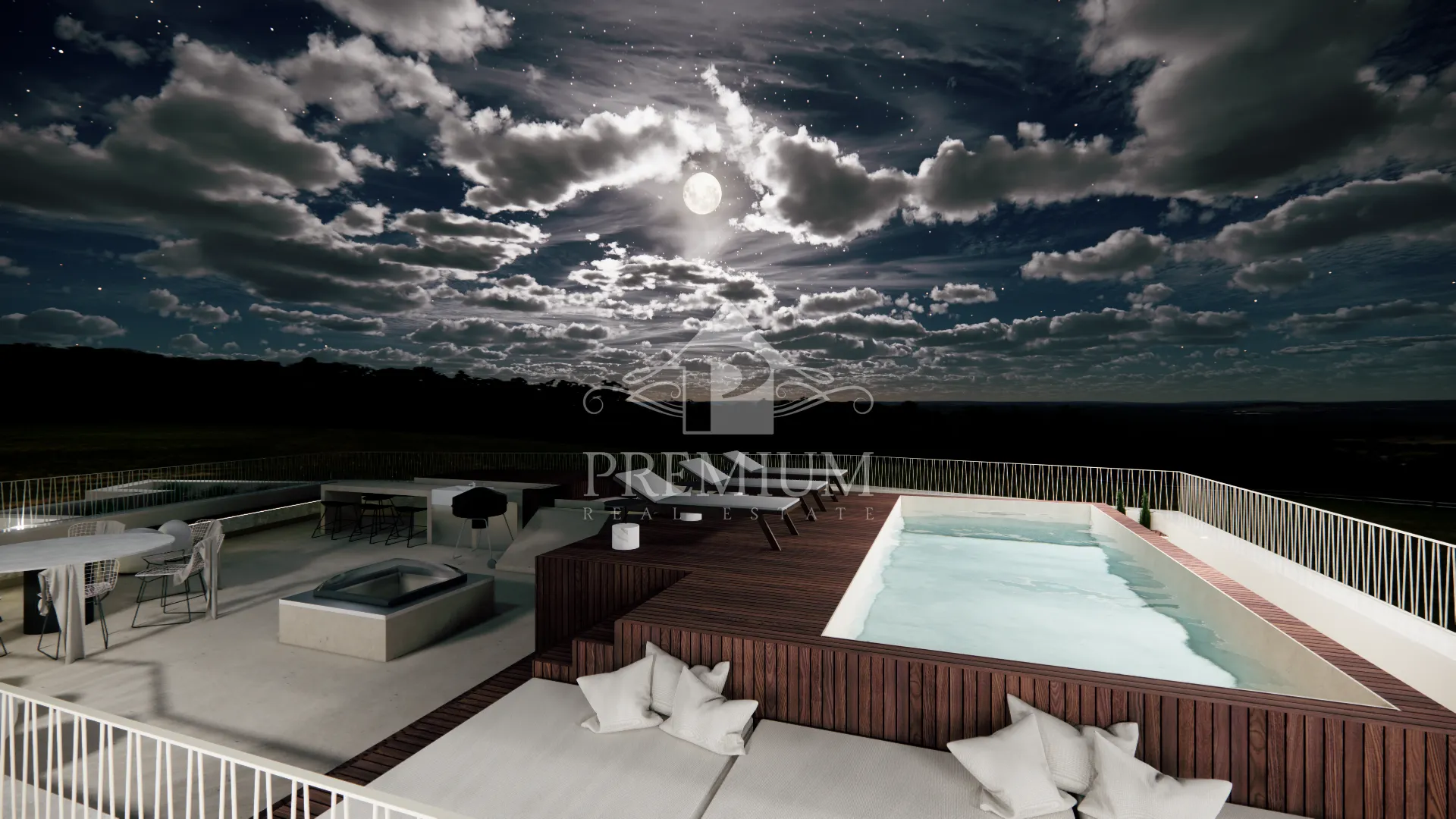 penthouse sa bazenom, lift, garaža, blizina mora - slika 28