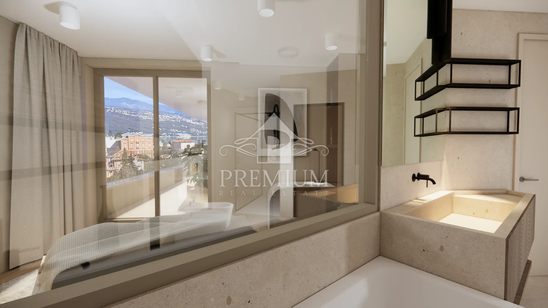 penthouse sa bazenom, lift, garaža, blizina mora - slika 19