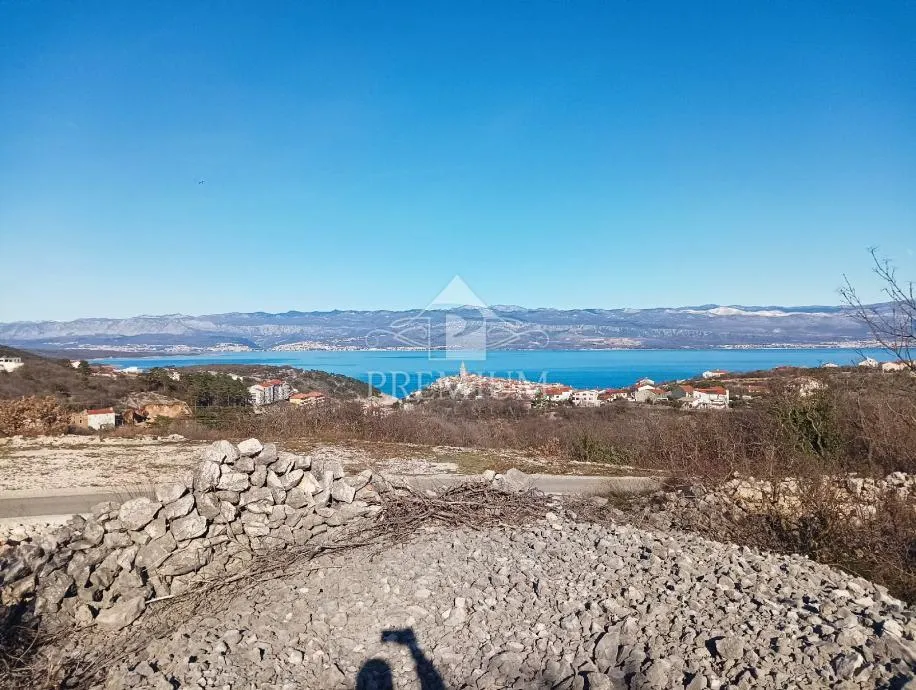 Zemljište S Otvorenim Pogledom Na More - Vrbnik