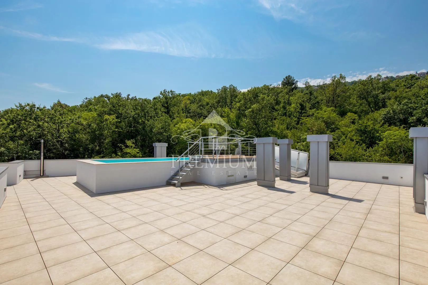 penthouse sa bazenom, lift, garaža, pogled - slika 55