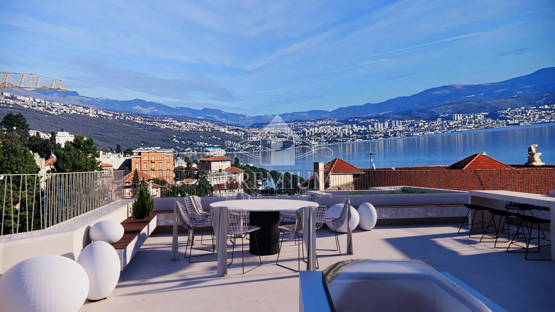 penthouse sa bazenom, lift, garaža, blizina mora - slika 2